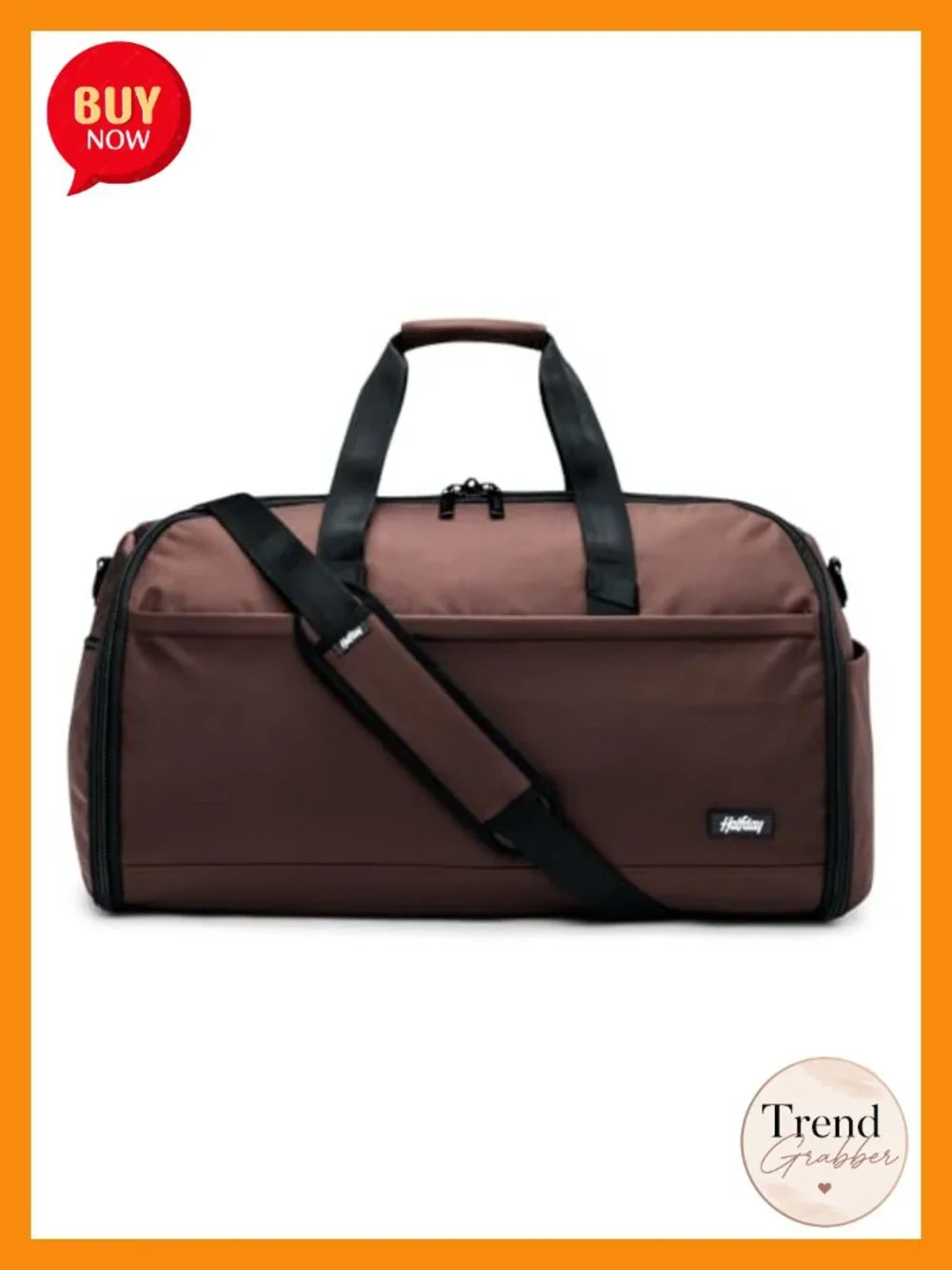 2-in-1 Convertible Garment Duffel 45L Weekender Travel Bag Ballistic Nylon